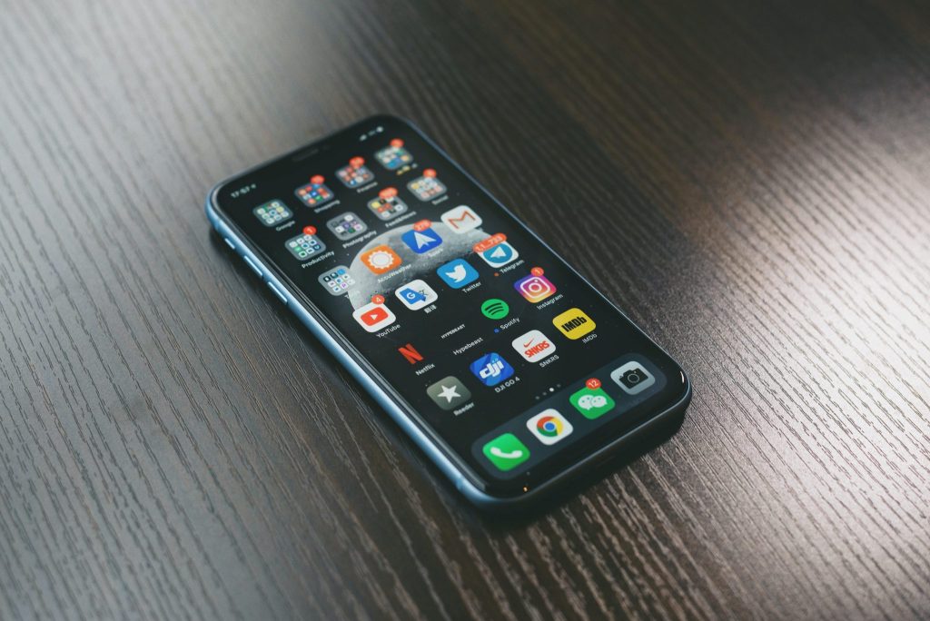 An award-winning digital marketing campaign showcasing an iPhone on a wooden table. An award-winning digital marketing campaign showcasing an iPhone on a wooden table.