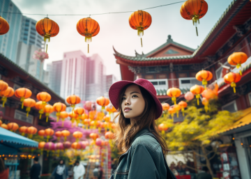 saralai a asian girl travel in hong kong tempo with purple them 2f390787 558c 42f7 af32 5de6f0c55497